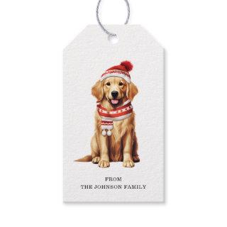 Golden Retriever Custom Gift Tags