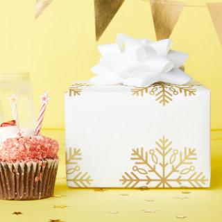 Golden Snowflake Gift