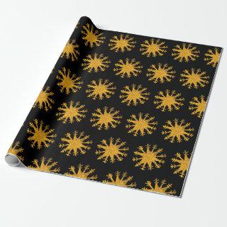 Golden Snowflakes Custom Background