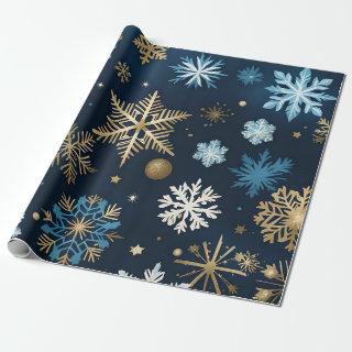 golden snowflakes