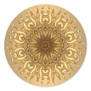 Golden Sun Sticker