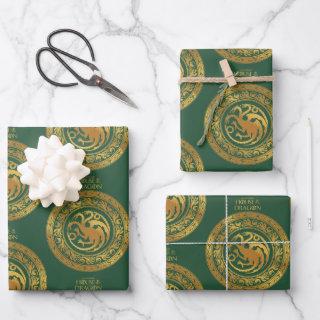 Golden Targaryen Crest  Sheets