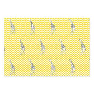 Golden Yellow Safari Chevron with Pop Art Giraffe  Sheets