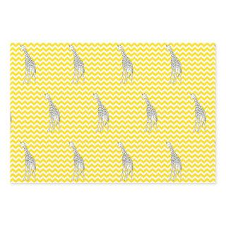 Golden Yellow Safari Chevron with Pop Art Giraffe  Sheets