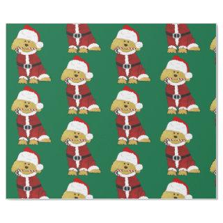 Goldendoodle Dog Santa Paws