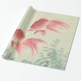 Goldfish Vintage Japanese Woodblock Print