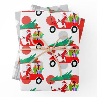 Golf Christmas with ball and iron for golfer  Wrap  Sheets