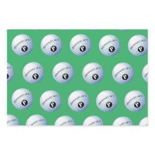 Golf Custom Monogram Name  Sheet