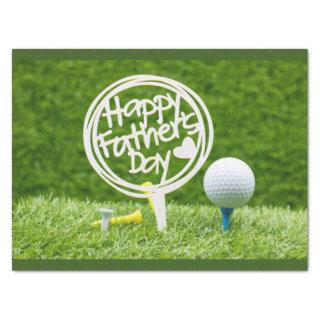 Golf  Happy Father's Day for Golf Dad     Tissue Paper