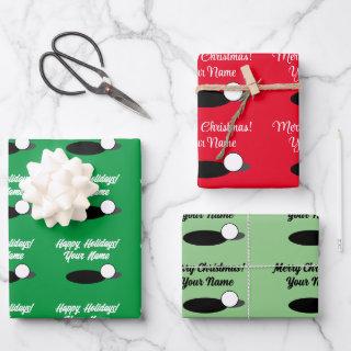 Golf themed custom Christmas  sheets
