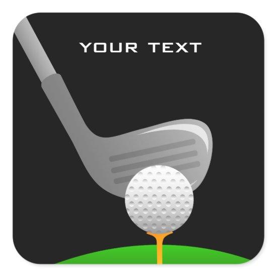 Golfing Sticker