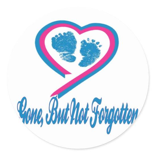 Gone But Not Forgotten Classic Round Sticker