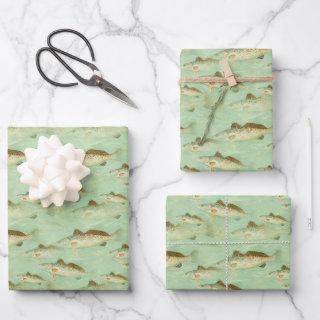 Gone Fishing Fish Pattern Fisherman Sports  Sheets