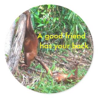 Good friends sticker