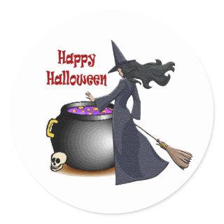 Good Looking Witch and the Cauldron Sticker