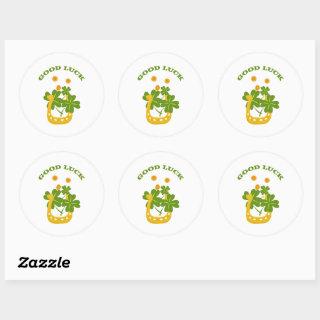 Good Luck Classic Round Sticker