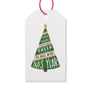 Good Tidings and Cheer and To Hell With This Year  Gift Tags