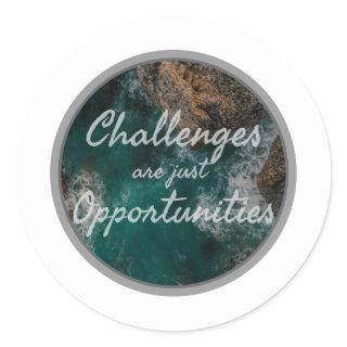 good vibes positive energy quotes for work, life classic round sticker
