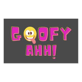 Goofy Ahh, goofy ahh beat, Rectangular Sticker