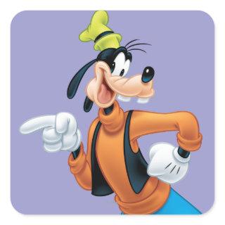 Goofy | Hand on Hip Square Sticker