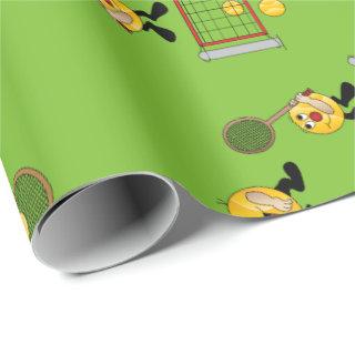 Goofy Tennis Ball Players | Choose Own Background