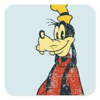 Goofy | Vintage Square Sticker
