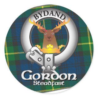 Gordon Clan Classic Round Sticker