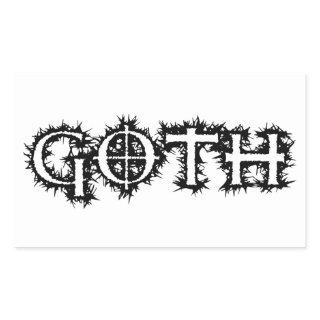 Goth Rectangular Sticker