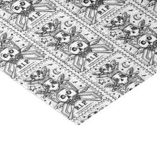 GOTH SEE NO EVIL, CEMETERY SKELETON TISSUE PAPER