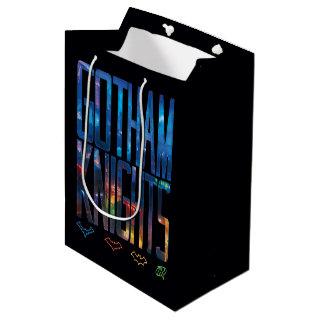 Gotham Knights City Lettering Medium Gift Bag