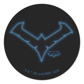 Gotham Knights Nightwing Logo Classic Round Sticker