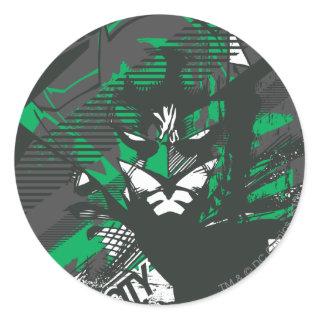 Gotham's Caped Crusader Classic Round Sticker