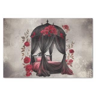 Gothic Boudoir | Victorian Canopy Scarf Poster Bed Tissue Paper