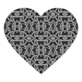 GOTHIC Heart Stickers