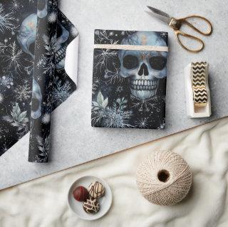 Gothic Spooky Christmas Skulls