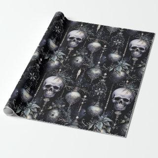 Gothic Spooky Christmas Skulls
