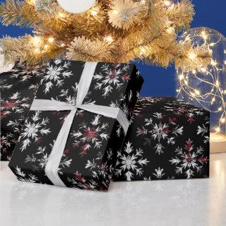 Gothic Spooky Christmas snowflakes