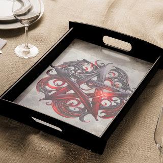 Gothic Wizardry | Glowing Pentagram with Flourish Tissue Paper