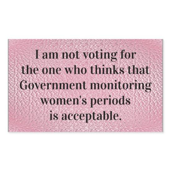 Government Monitoring Rectangular Sticker