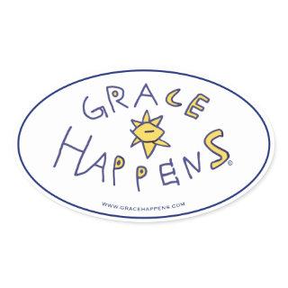 Grace Happens Stickers