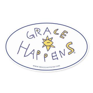 Grace Happens Stickers