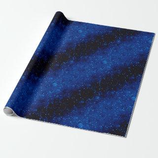 Gradient black navy confetti glitter shine sequins