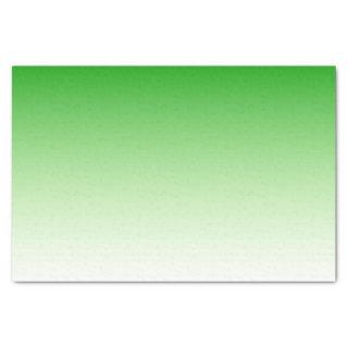 Gradient Dark Green to Light Green tissue paper