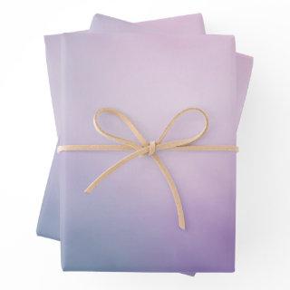 Gradient Purple, Lilac, Blue Elegant   Sheets