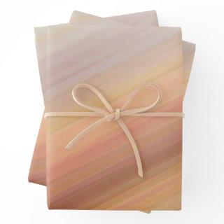 Gradient striped sunset orange brown earth tone   sheets