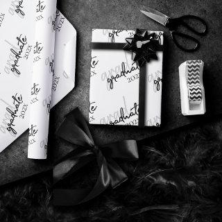 Graduate Black Script | Classic Keepsake with Year