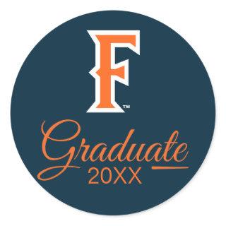 Graduation Cal State Logo Classic Round Sticker