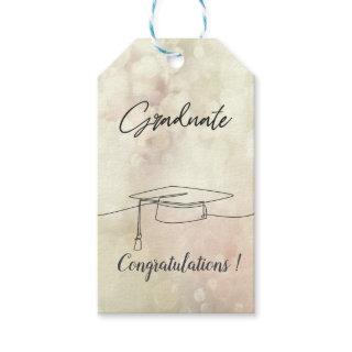 Graduation Cap , Bokeh,Graduate Gift Tags