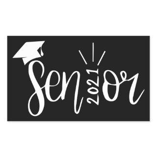 Graduation Gift, Class Of 2021, Senior 2021 Rectangular Sticker