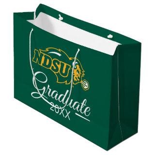 Graduation | North Dakota State Bison Head Large Gift Bag